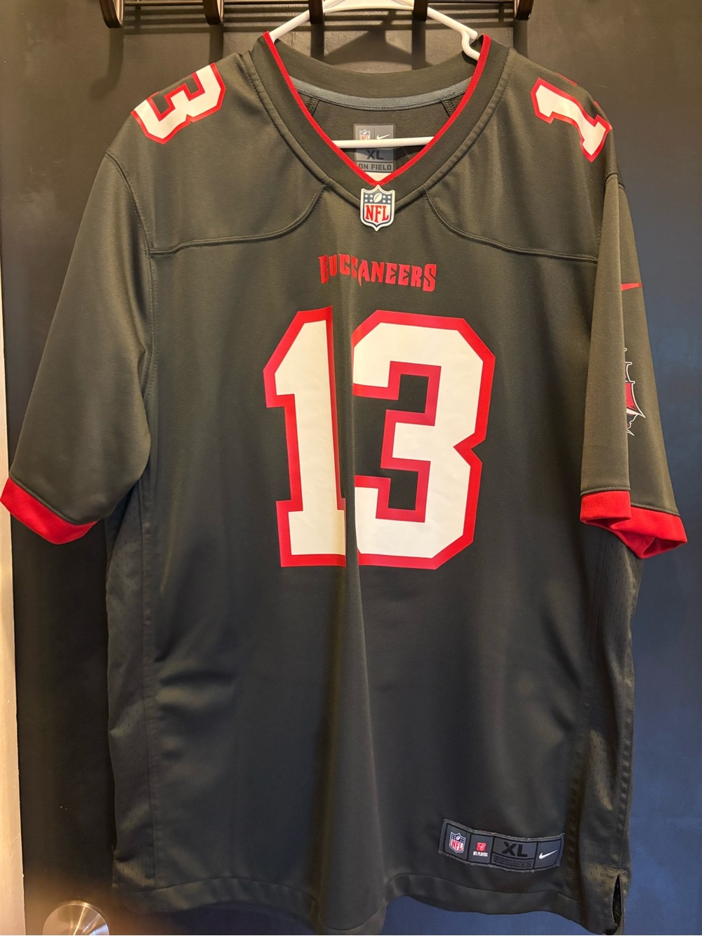 Tampa Bay Buccaneers Pewter Home Jersey Mike Evans #13 Nike Men’s XL